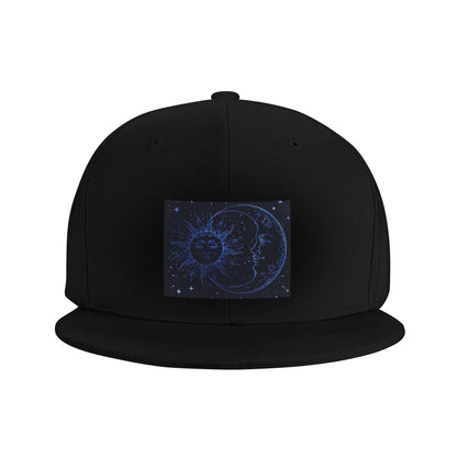Celestial Mystic Sun Moon Snapback Cap