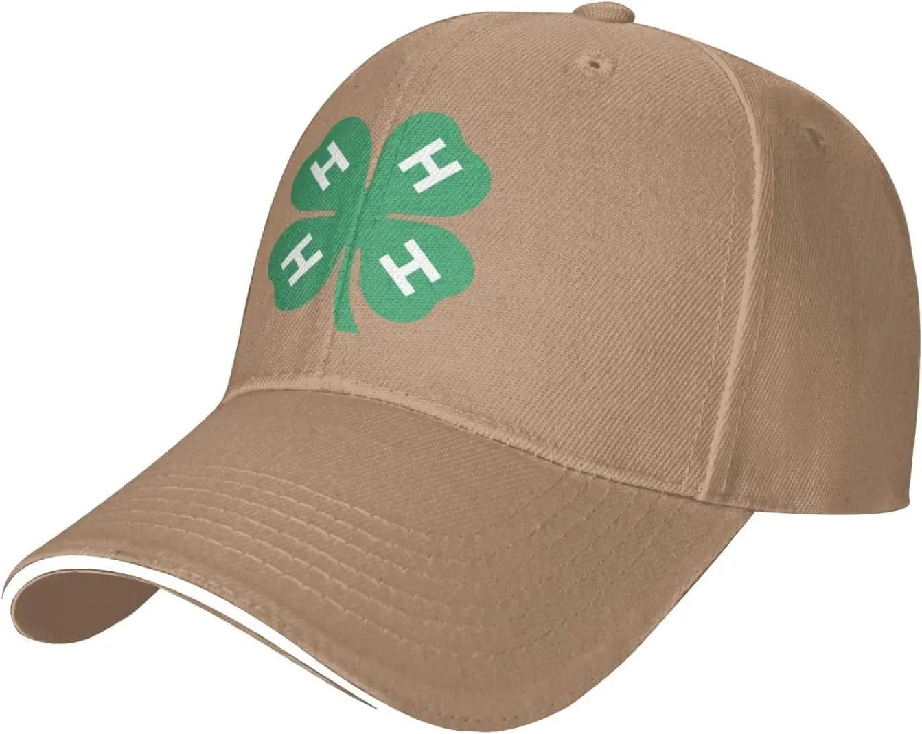 4H Clover Adjustable Sun Protection Baseball Cap