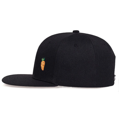 Unisex Carrot Embroidery Hip-hop Hats
