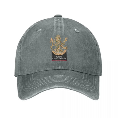 RCB Royal Challengers Bangalore Distressed Baseball Cap