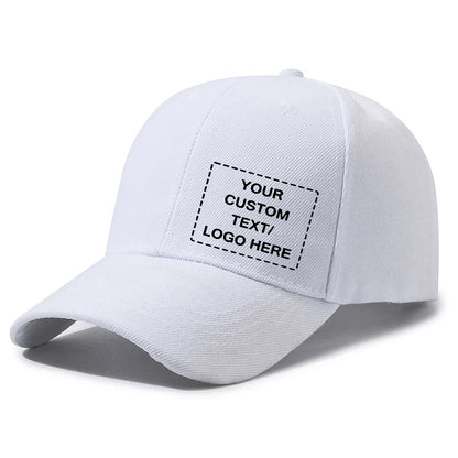 Customized Side Logo Printed Baseball Cap