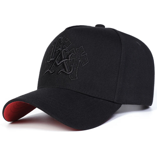 Unisex LA Cross Embroidery Baseball Cap
