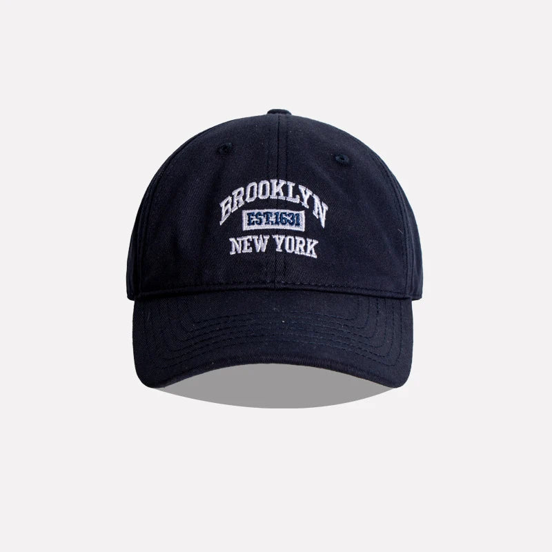 Unisex Letter Embroidered Cotton Baseball Cap