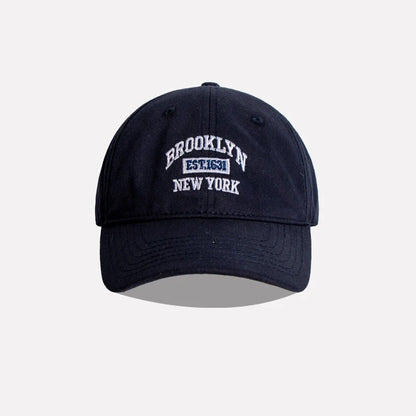 Unisex Letter Embroidered Cotton Baseball Cap