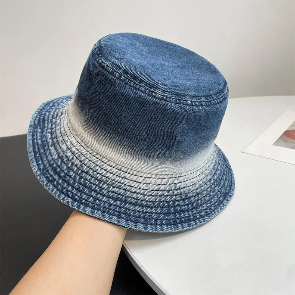 Denim Cotton Unisex Summer Bucket Hat