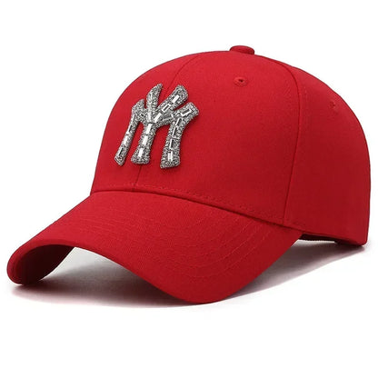 Rhinestone Spring Autumn Baseball Cap