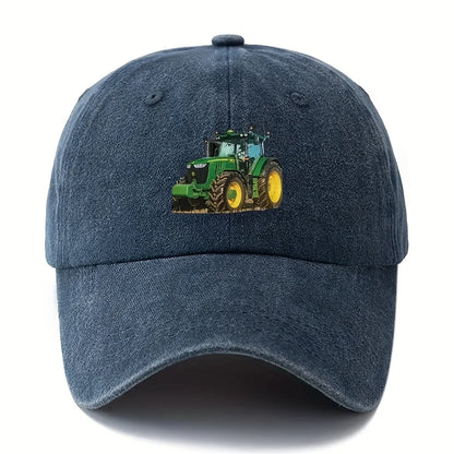 Printed Tractor Retro Duckbill Baseball Cap