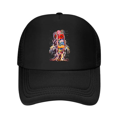“Monster Anatomy Horror Art Design” Mesh Baseball Cap