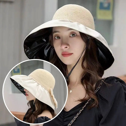 Soft Wide Brim UV Protection Summer Bucket Hat