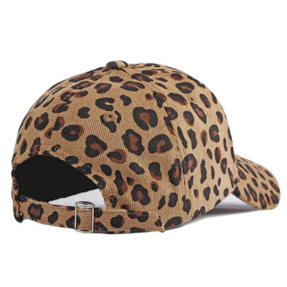 Unisex Leopard Print Baseball Cap