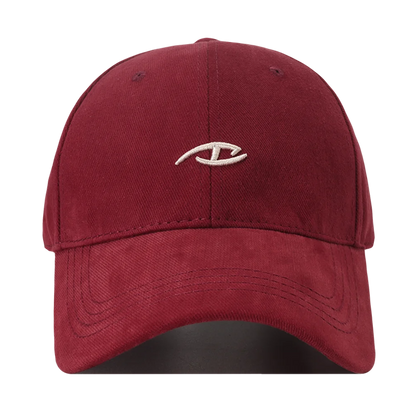 Korean Letter Embroidered Cotton Baseball Cap Adjustable Hip Hop