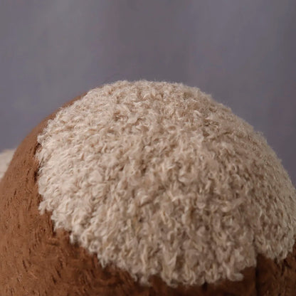 Women's Spliced Color Wool Knitted Bucket Hat