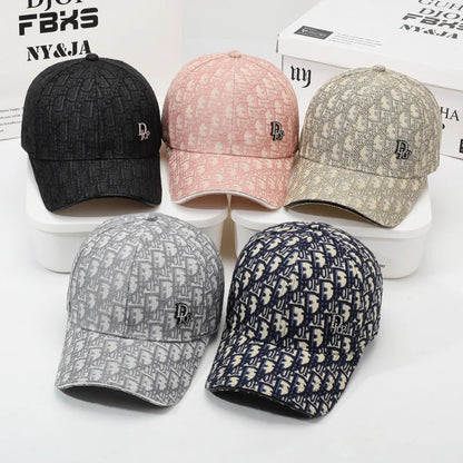Unisex Full Print Letter Baseball Cap