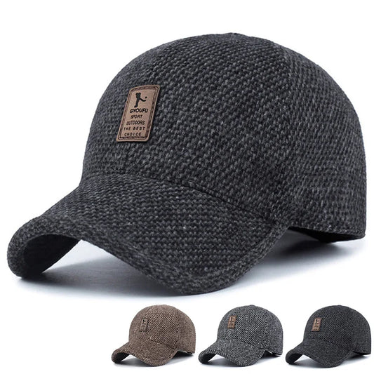 Winter Warm Ear Flap Baseball Cap