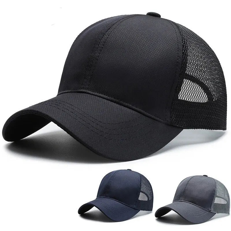 Korean Style Breathable Mesh Summer Baseball Cap
