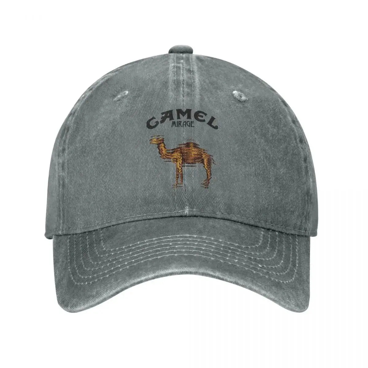 Camel Animal Distressed Baseball Cap