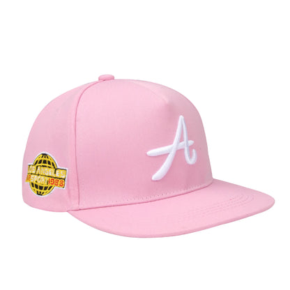 Adjustable Embroidered Flat Bill Snapback Baseball Hat