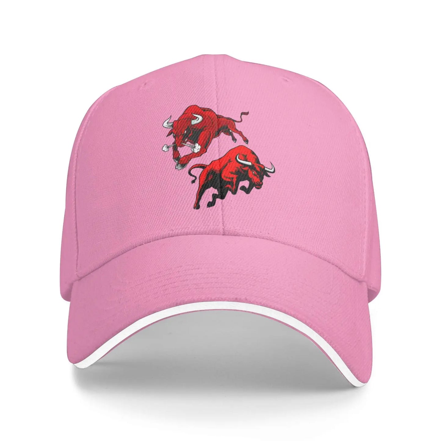 Funny Red Cow Mesh Outdoor Trucker Baseball Cap