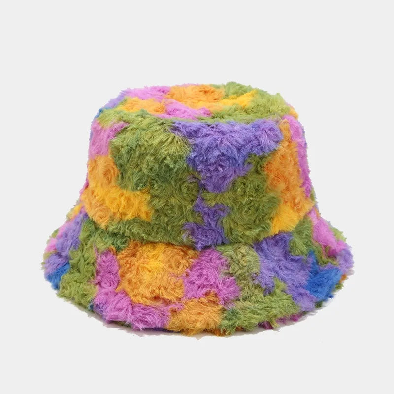 Women's Fluffy Fleece-Lined Bucket Hat