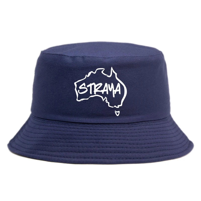 Straya Australia Map Print Bucket Hat