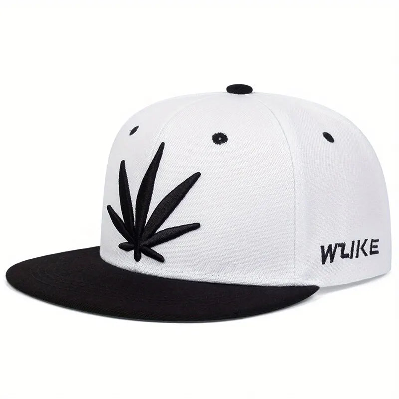 Unisex Plant Embroidery Hip-hop Hats
