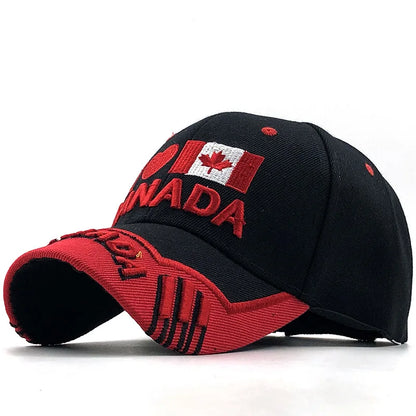 Canada Embroidered Contrast Snapback Baseball Hat