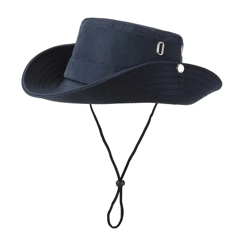 Unisex Large Brim Breathable Fishing Bucket Hat