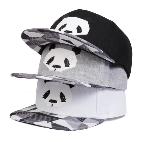Panda Print Unisex Street Snapback Cap