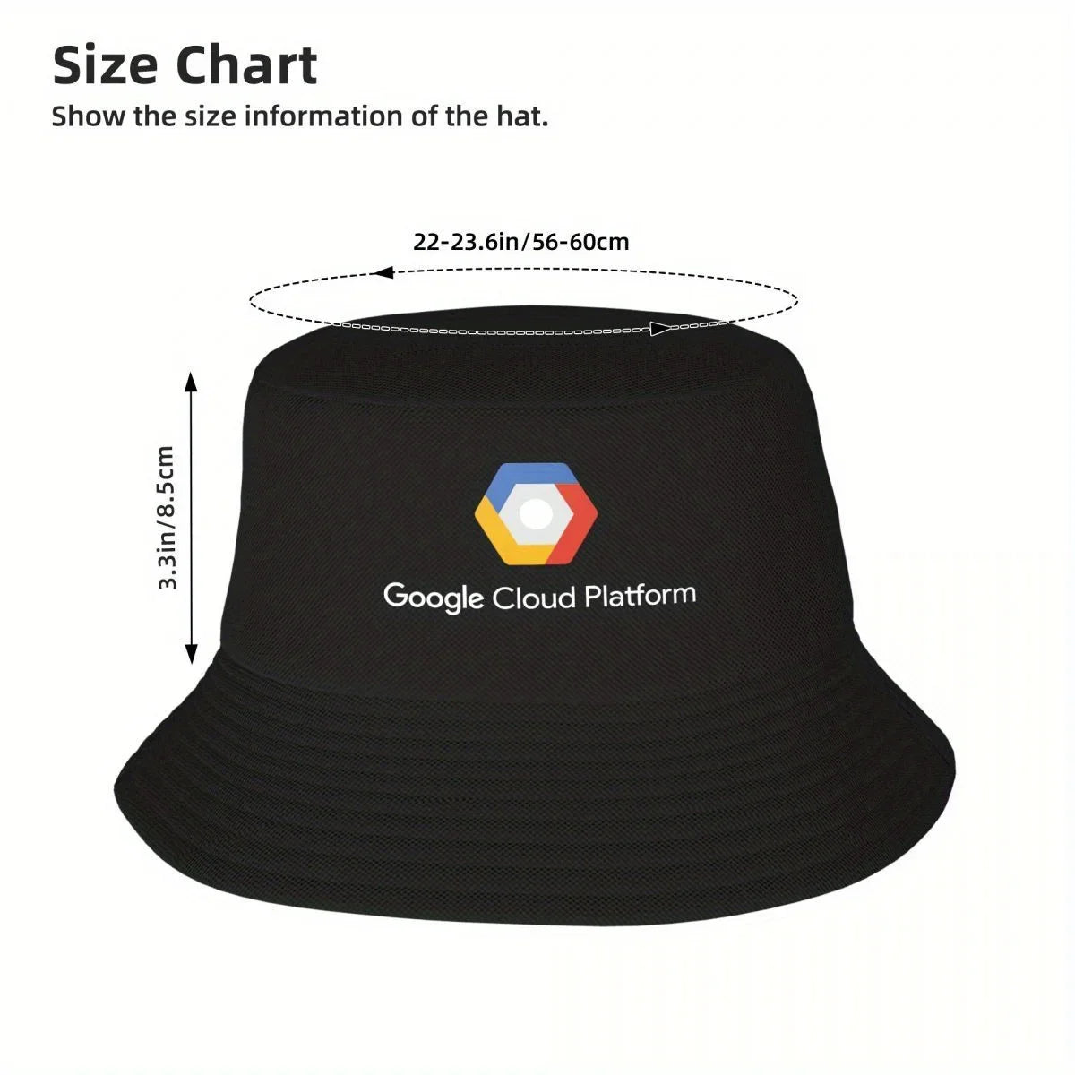 Google Cloud Platform Sun Beach Bucket Hat