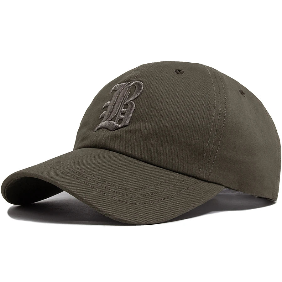 Letter Embroidered Cotton Trucker Baseball Cap