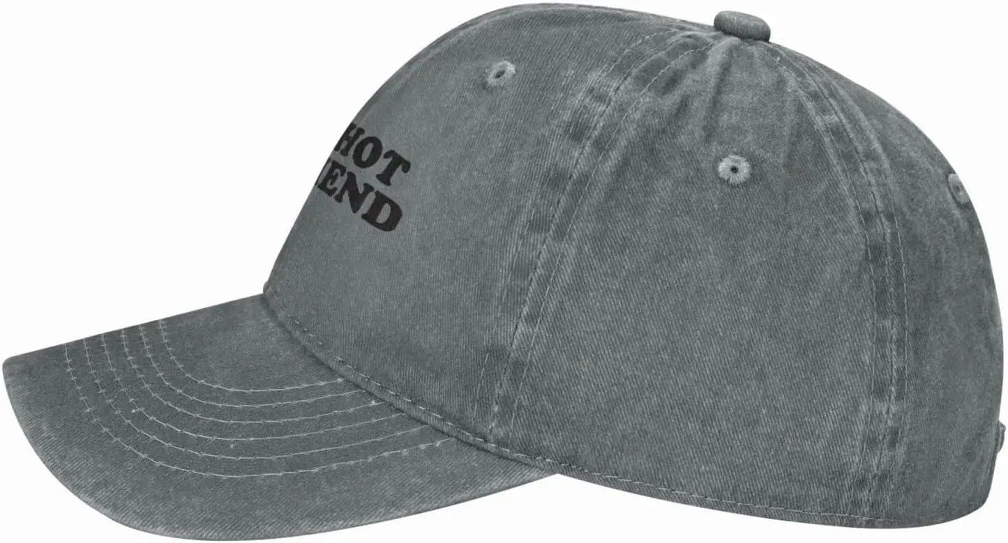 I Love My Hot Boyfriend Graphic Baseball Cap