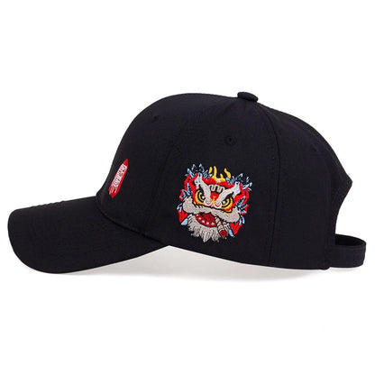 Chinese Style Embroidered Snapback Baseball Cap