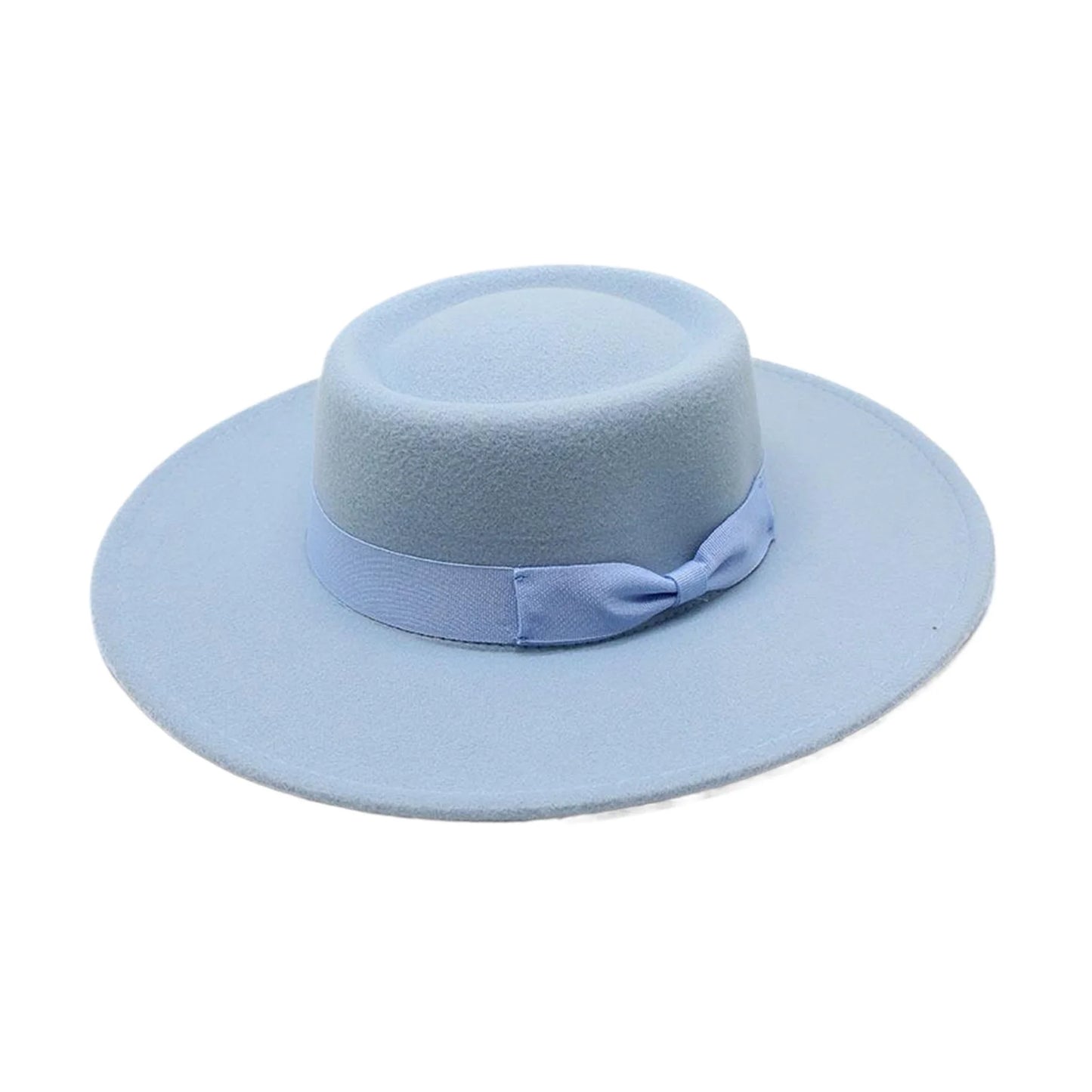 French Bow Tie Wool Felt Bucket Hat