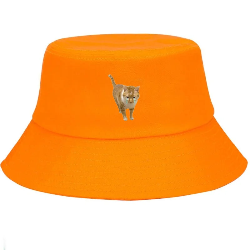 Custom Anime Print Cotton Streetwear Bucket Hat