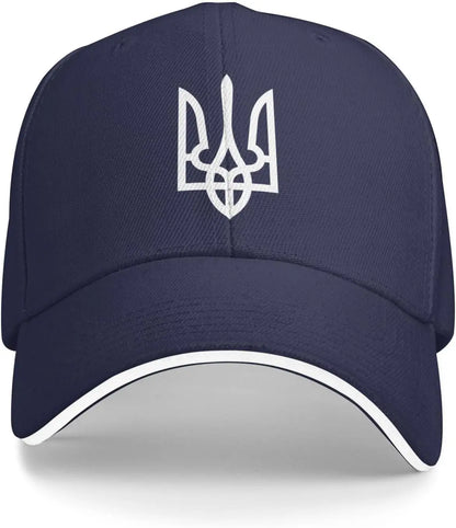 Tryzub Ukrainian Trident Crest Baseball Cap