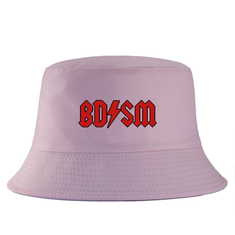BDSM Letter Printed Reversible Bucket Hat