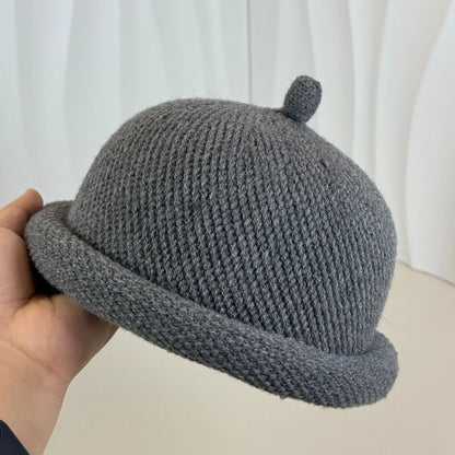 Japanese Knitted Melon Skin Bucket Hat
