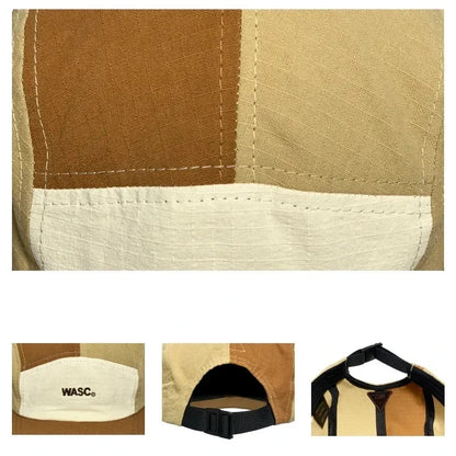 Japanese Patchwork Color Hip Hop Skateboard Snapback Cap