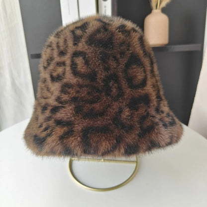 Warm Fluffy Fur Fisherman Bucket Hat