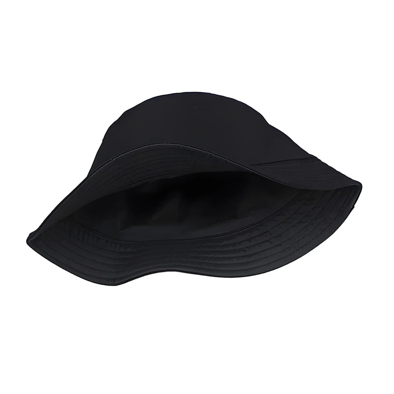 Unisex Red Skull Print Cotton Bucket Hat