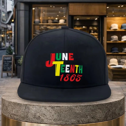 Juneteenth 1865 Streetwear Adjustable Snapback Cap
