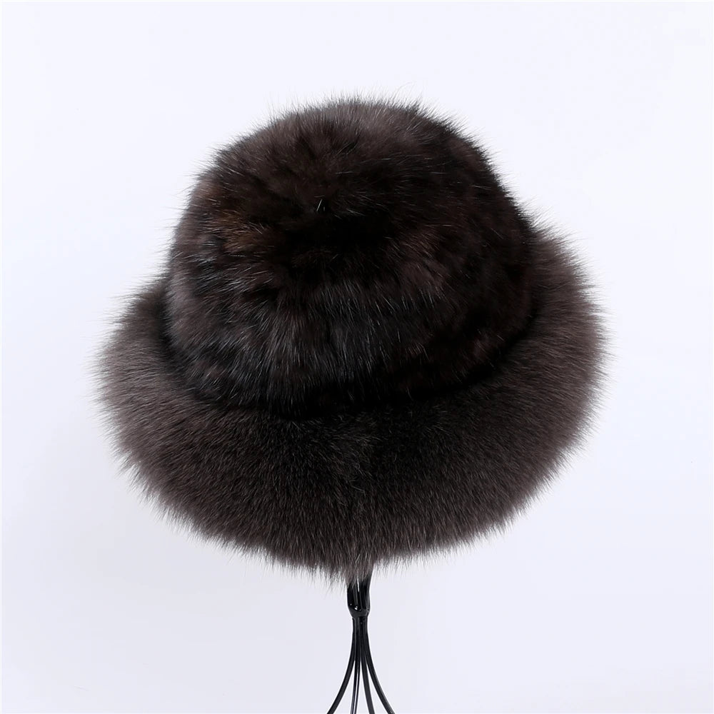 Women's Luxury Sable Fur Bucket Hat