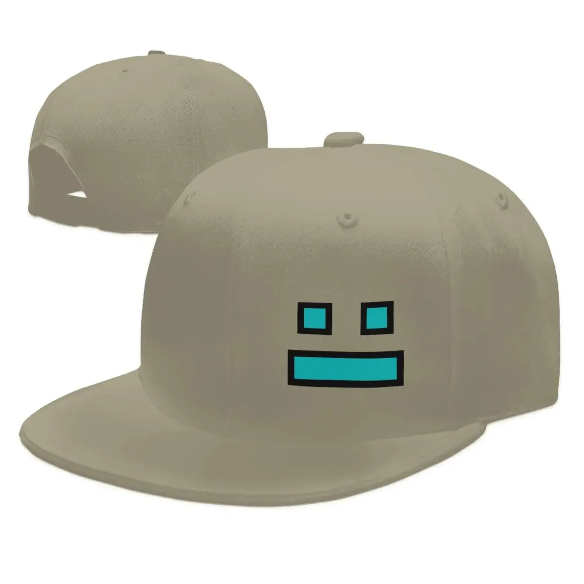 Geometry Dash Gaming Streetwear Adjustable Snapback Cap