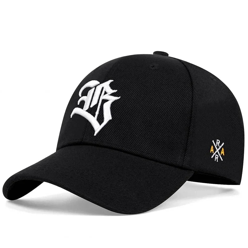 Unisex B Letter Embroidery Baseball Cap