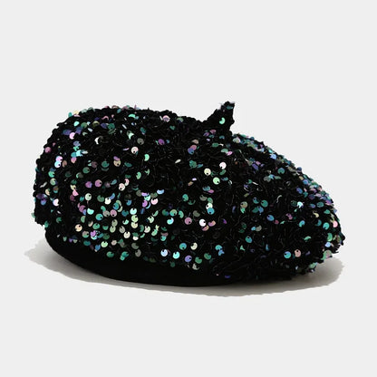 Ladies Sequin Octagonal Festival Style Bucket Hat