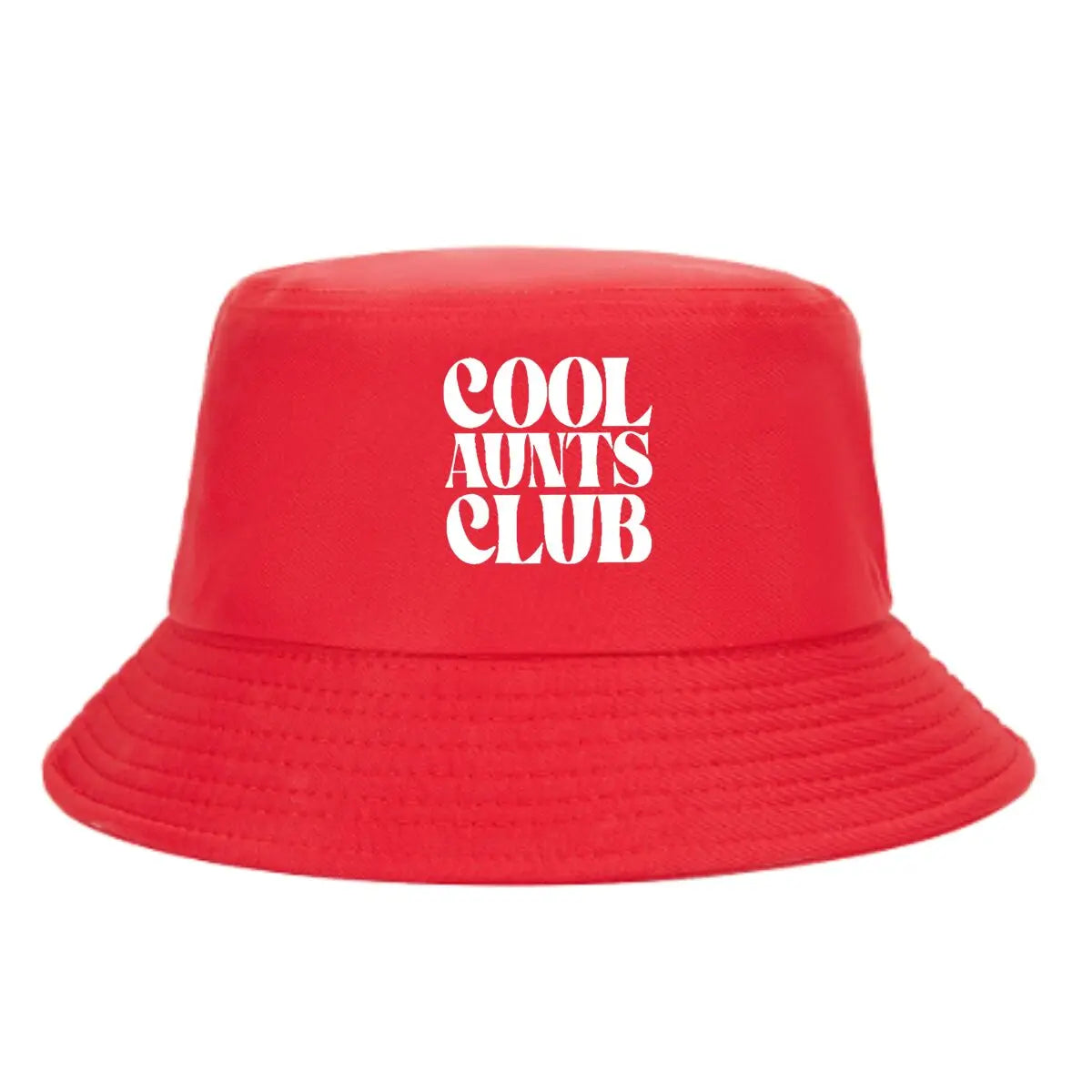 Cool Aunts Club Text Bucket Hat