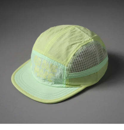 Summer Contrasting Color Quick Dry Mesh Snapback Cap