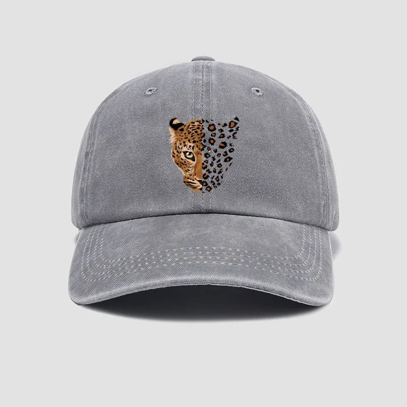 Leopard Print Adjustable Baseball Cap
