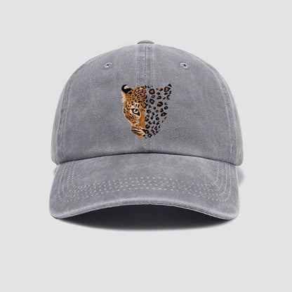 Leopard Print Adjustable Baseball Cap