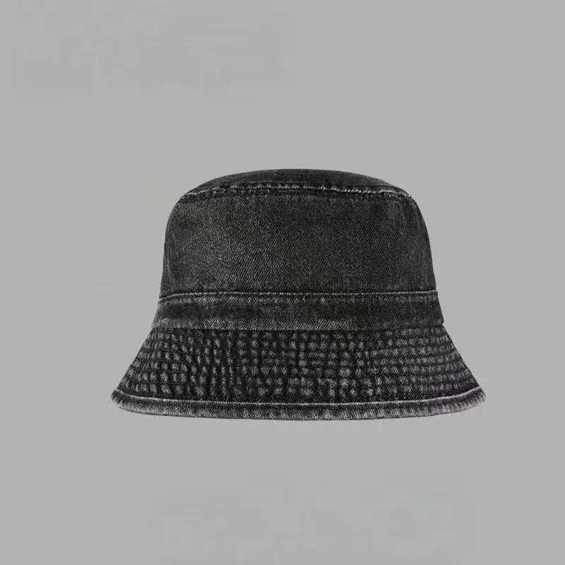 Simple Solid Color Foldable Sun Bucket Hat